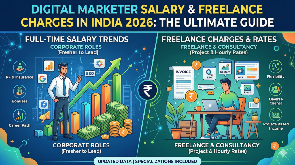 Digital Marketer Salary & Freelance Charges in India 2026