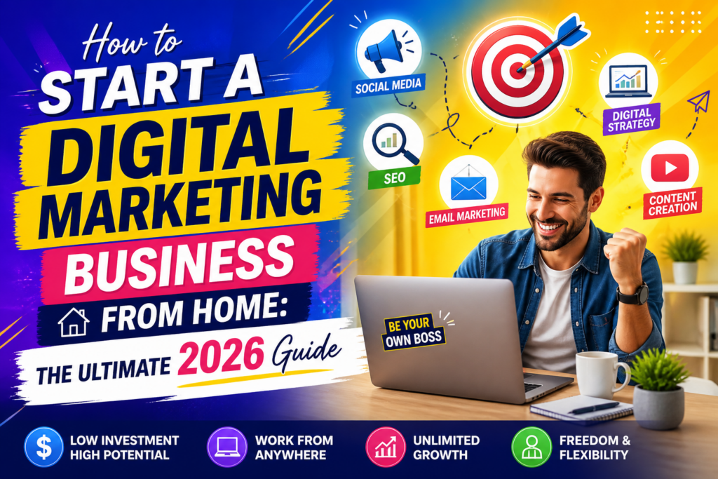 How to Start a Digital Marketing Business from Home: The Ultimate 2026 Guide